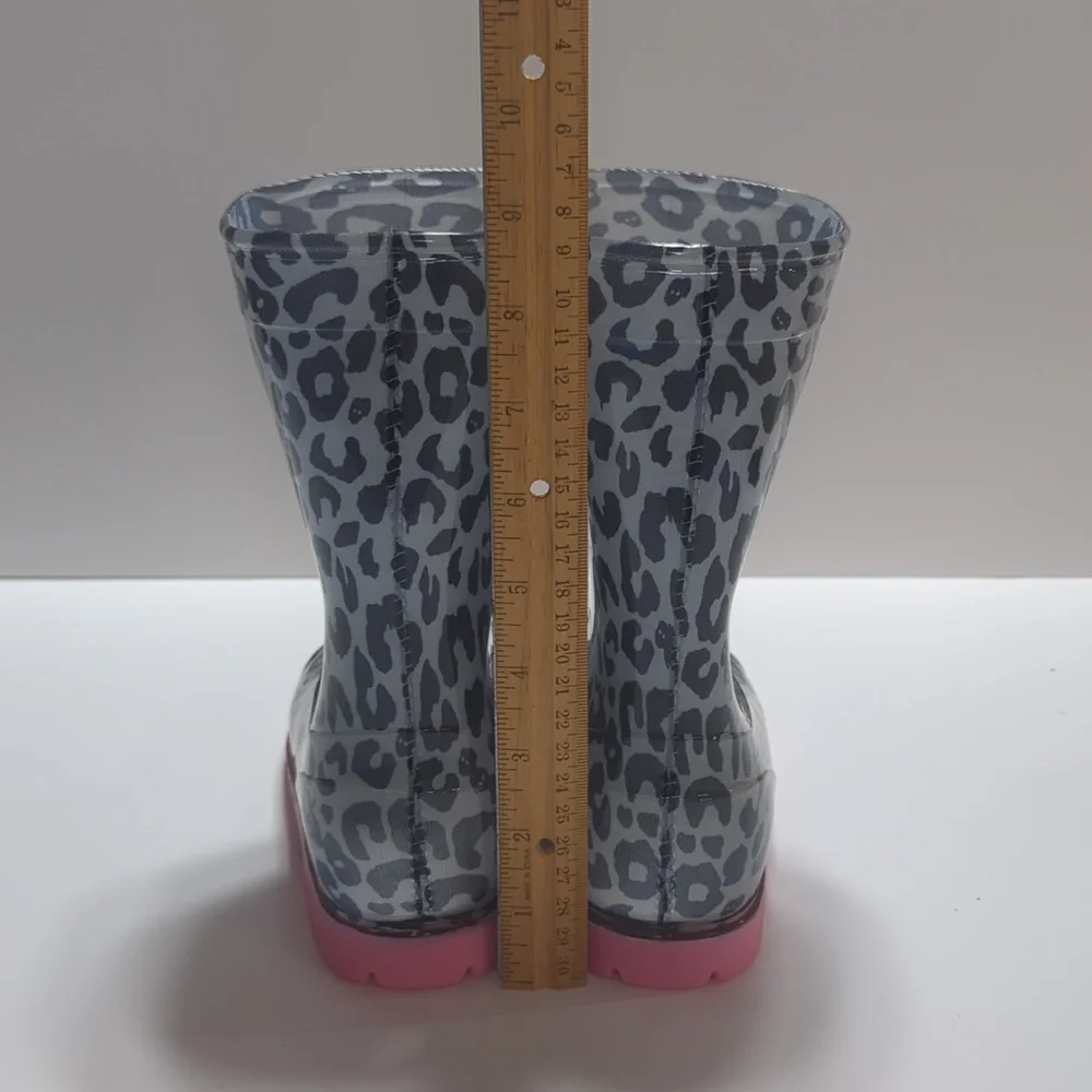 Roma Abel Kid's Leopard Print Rain Boots Size 13